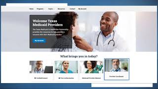 TMHP Website Provider Enrollment [upl. by Brahear]