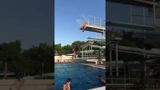 Double Frontflip doppelter Salto Suki vom 3mBrett Turmspringen [upl. by Samaria]