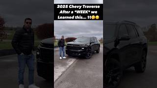 After Living with the 2025 Chevy Traverse We Learned Some Important Things [upl. by Tarttan398]