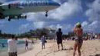 St Maarten 747 Landing [upl. by Darooge320]