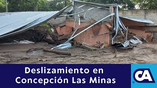 Deslizamiento en Concepción Las Minas  Chiquimula [upl. by Oderfla392]