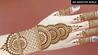 Stylish Eid Mehendi Design latest mehendi design mehendi ke design 💖 [upl. by Niwrad]