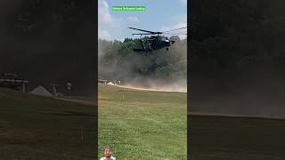 Medora helicopter landing hawklandings aviation amazing [upl. by Ansev879]