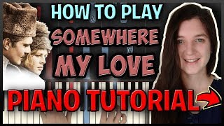 How To Play quotSomewhere My Lovequot Laras Theme  Easy Piano Synthesia Piano Tutorial HD [upl. by Brade]