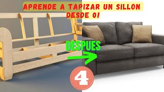 COMO TAPIZAR SOFA DE COMEDOR  CAP 4 [upl. by Aseret374]