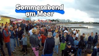 Sommerabend am Meer  Feuerwerk  Cuxhaven 3 August 2019 [upl. by Yehsa513]