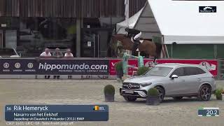 8èmes GRAND PRIX 1 55 m le 4 Août 2024 Opglabbeek BEL  Navarro Van Het Eelshof  Rik Hemeryck [upl. by Sophronia]