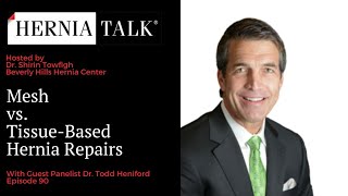 90 HerniaTalk LIVE QampA Pros amp Cons of Mesh vs Tissue Repairs [upl. by Berkshire]