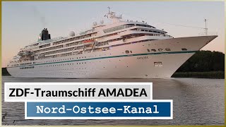 Das letzte Licht des Tages ZDFTraumschiff AMADEA im NordOstseeKanal [upl. by Werby]