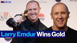 Gold Logie Win Larry Emdurs Big Night [upl. by Oihsoy]