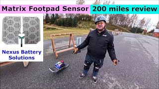 Matrix Footpad Sensor for Onewheel XR GT GT S DIY VESC 200 miles review [upl. by Gardner145]