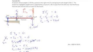 Chapter 9 Example 2 A Diving Board [upl. by Andi]