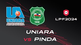 AO VIVO  LPF 2024  UNIARA FUNDESPORT x FERROVIÁRIA PINDA [upl. by Ayamat981]