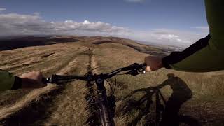 Pentland Hills 5 Peaks mountain bike route [upl. by Xuaegram]