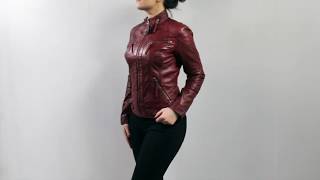 Damen Lederjacke Derby [upl. by Giarg929]