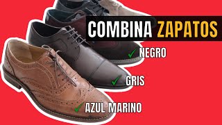 Cómo COMBINAR ZAPATOS al vestir  ¡El NEGRO no va con todo [upl. by Rosemonde]