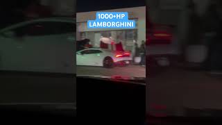 1000 HP Lambo crashes the meet❗️🏎️💨 shorts lamborghini automobile ytshort [upl. by Alidus]