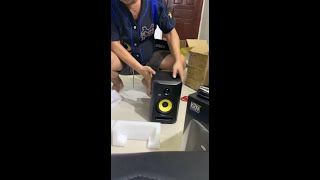 KRK Rokit Classic 5 G3 Speakers Unboxing [upl. by Derman]