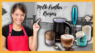 ✅ Yummy Milk Frother Recipes to try todayDrinks to make with a milk frother [upl. by Phineas]