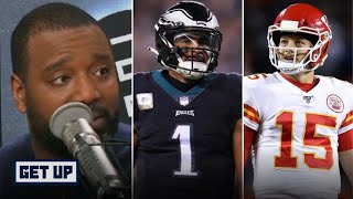 quotWith the rise of Jalen Hurts and Eagles Chiefs should be scaredquot  Chris Canty on Power Rankings [upl. by Aronek]