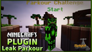 Tutorial Plugin Leak Parkour  MiniGame com Contagem e checkpoint Minecraft [upl. by Odnarb]