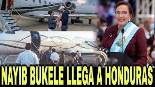 DIOS MIO  AHORITA LLEGA NAYIB BUKELE A HONDURAS Y HACI FUE RECIVIDO POR EL PUEBLO HONDUREÑOS [upl. by Sculley856]