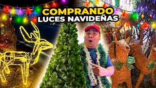 🎄COMPRANDO LUCES NAVIDEÑAS de MADRUGADA estos son los precios [upl. by Nohtan460]