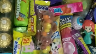 Many Candies lollies toys jellies chocolates  wafers kisses toffees [upl. by Monreal]