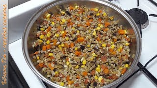 CEBADA PERLADA con Vegetales 🥕 Receta VEGETARIANA Fácil [upl. by Nanci]