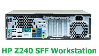 Giới thiệu máy trạm HP Z240 SFF Workstation [upl. by Revilo839]