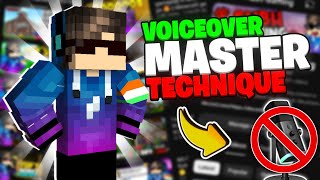 how to voiceover for Minecraft videos 🔥 voiceover best technique 🫡 [upl. by Eelatan]