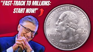 MILLION DOLLAR 25 CENT TOP 10 SILVER QUARTER DOLLAR COINS THAT COULD MAKE YOU A MILLIONAIER [upl. by Lorollas]