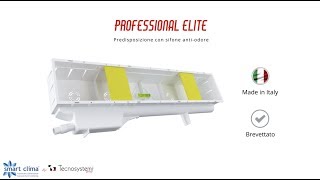 Predisposizione con sifone Professional Elite  by Tecnosystemi group [upl. by Nymsaj]