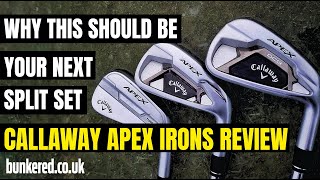 WHY THIS SHOULD BE YOUR NEXT SPLIT SET  Callaway Apex irons review [upl. by Negriv179]