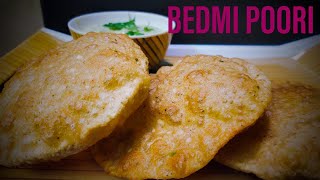 URAD DHAL POORIBEDMI POORIHEALTHY TASTY EASY TO MAKE POORI IN 10 MINUTES [upl. by Jezabella]