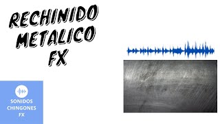 Sonido de rechinido metálico 2  efecto de sonido sound effect [upl. by Kathe]