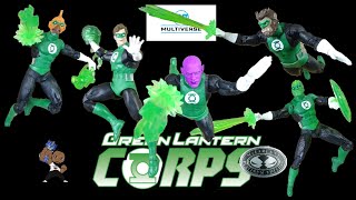 McFarlane DC Muiltiverse Green Lantern Collectors Edition Platinum Chase Corps toy review [upl. by Ronoel]