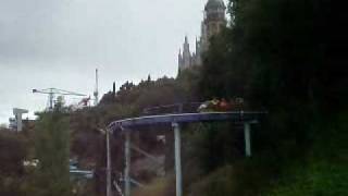 El Péndulo at Tibidabo Fabbri Air Diver  On Ride Video [upl. by Sterner683]