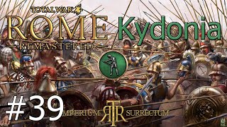 Lets Play Total War Rome Remastered  Imperium Surrectum  Kydonia  Part 39 MidBattle Swim [upl. by Ayatnwahs]