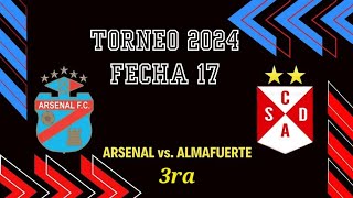 Arsenal vs Almafuerte 3ra div fecha 17 [upl. by Leventhal]