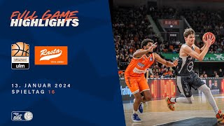 ratiopharm ulm vs RASTA Vechta  Full Game Highlights  Spieltag 16 Saison 2324 [upl. by Edroi]