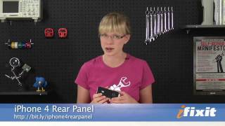 How To Replace The iPhone 4s Rear Panel [upl. by Onairotciv769]