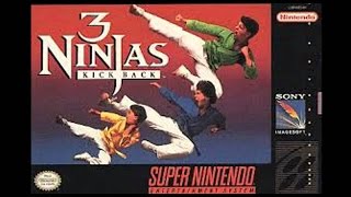 3 Ninjas kick back SNES Review [upl. by Ecirtak747]