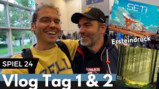 SPIEL Essen 2024  Cron getroffen Ersteindrücke Black Forest amp Seti – Vlog Tag 1 amp 2 [upl. by Amrac879]