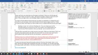 Tips amp Tricks Microsoft Word Track Changes and Document Comparison [upl. by Nafets515]