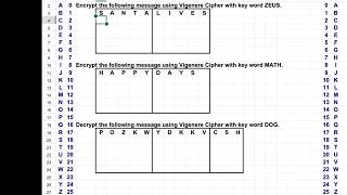 Vigenère cipher [upl. by Ofori]