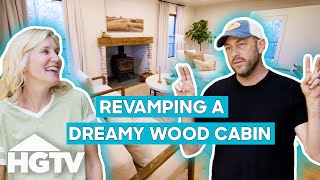 Dave amp Jenny Update A Dreamy Wood Cabin  Fixer To Fabulous [upl. by Eadwine]