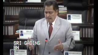 Sri Gading  Ketuanan Melayu Speech in Parliament 2 of 2 [upl. by Nathaniel]