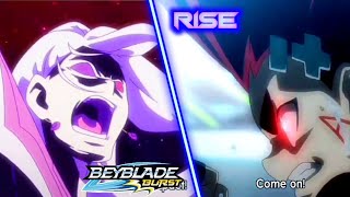 Aiger vs phi AMV rise  beyblade burst turbo [upl. by Alik459]