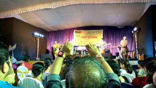 Lale Laleshwari song by Bengali band Bhoomi at Sarathi Durga Puja 2016 Koramangala Bangalore [upl. by Benenson]